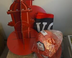 Amazon Red Firefighter Party Decorations